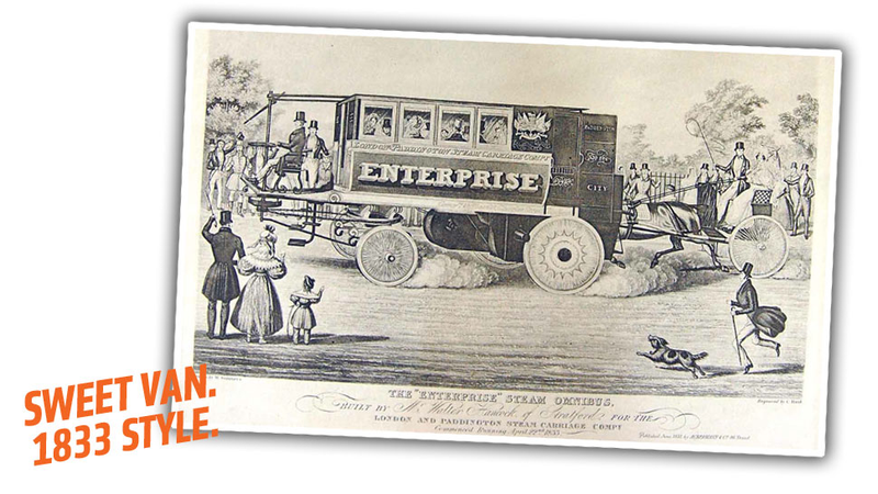 Illustration for article titled Mercedes' Van Animation Tribute Is Very Charming And Very Wrong